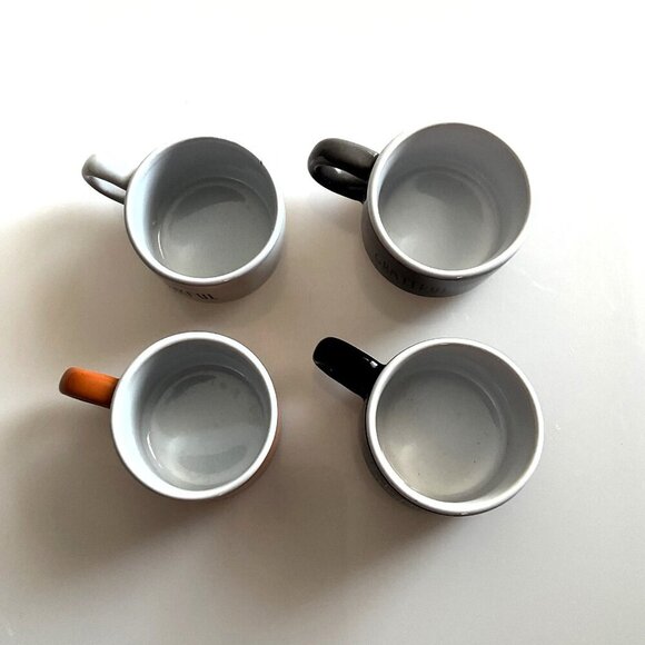 THAKFUL BLESSED ESPRESSO CUPS STACKED IN STAND SET OF 4 - Picture 4 of 13